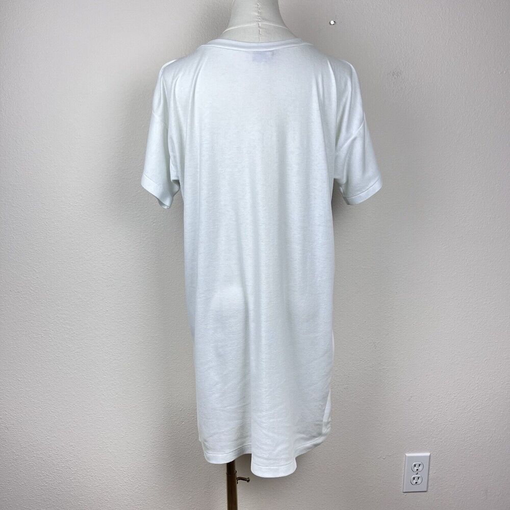 Vintage BJ Frog Sleep Shirt Womens Medium 80s Ducks Sailor Nautical Stripe Retro - Picture 2 of 11